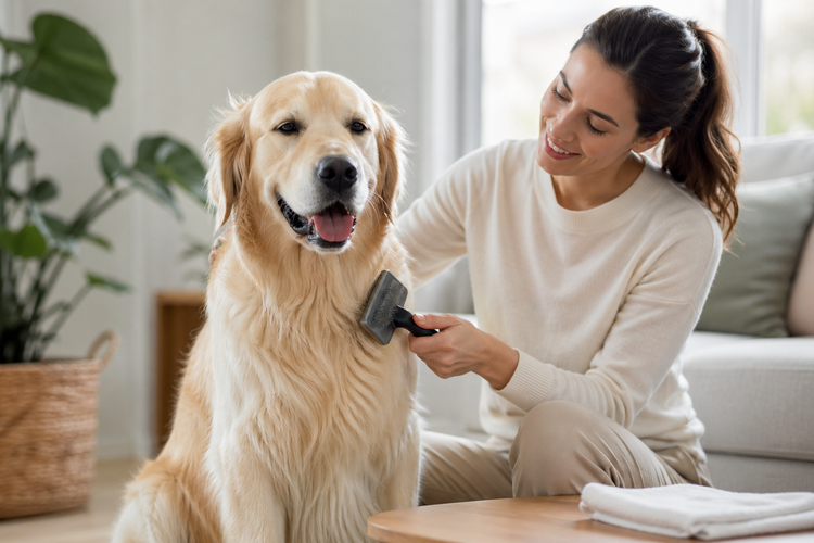 Pet grooming tools for dogs and cats used for cleaning and daily care