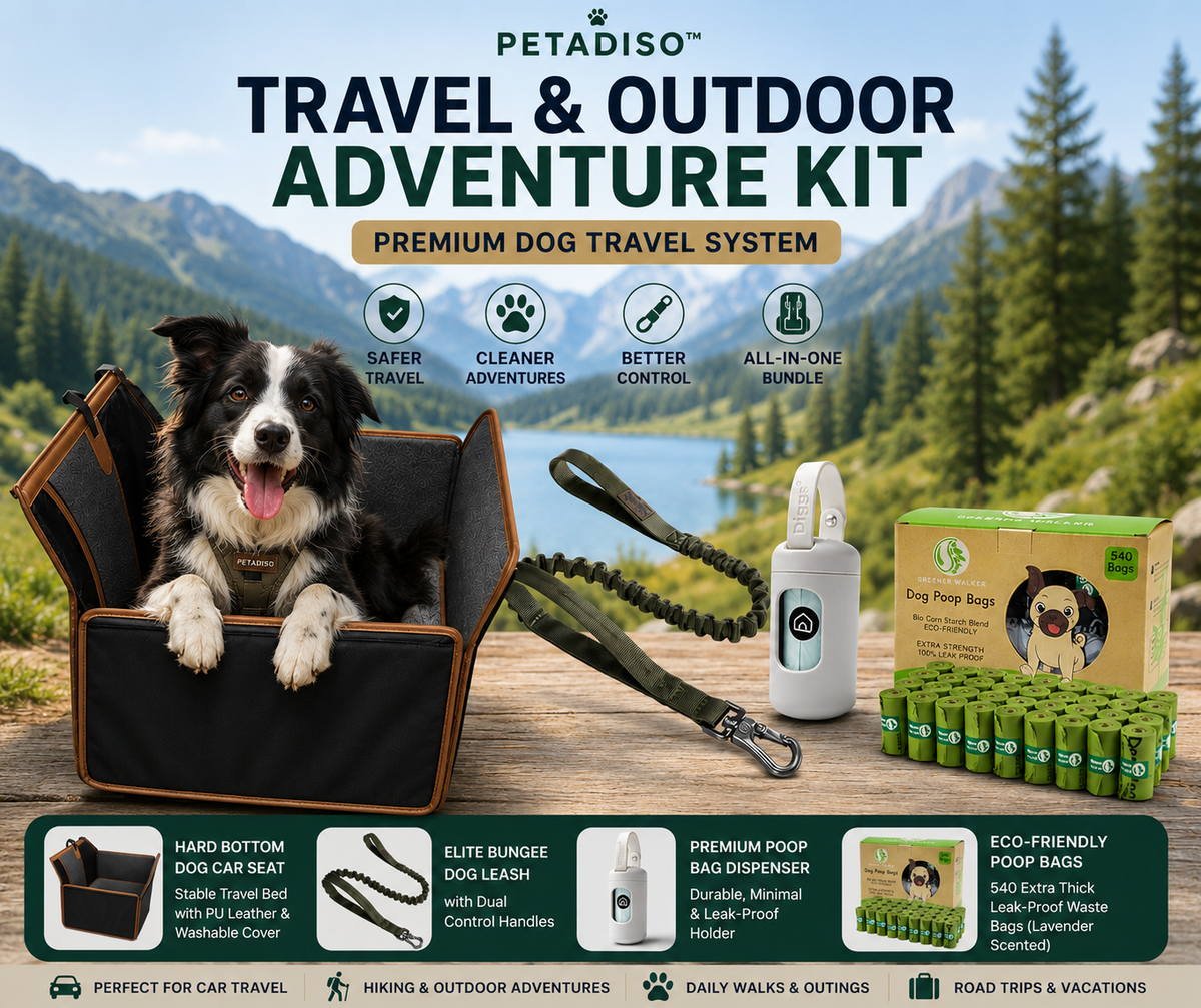Premium Dog Travel Kit | Outdoor Adventure Bundle – Petadiso™