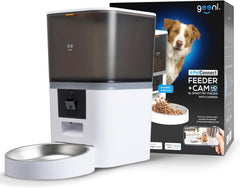 Smart Pet Feeder with Camera 6L – 1080P HD, App Control, Two-Way Audio & Auto Feeding for Cats & Dogs